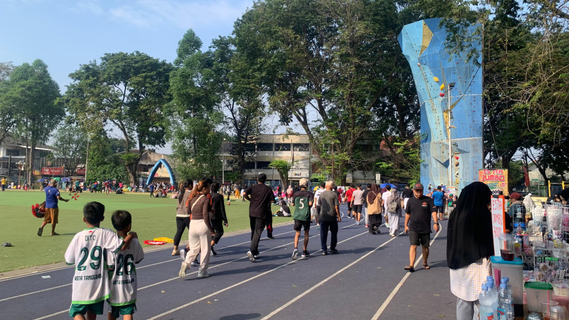 Suasana Alun-Alun Tangerang di Hari Minggu (Sumber: Dokumen Pribadi)
