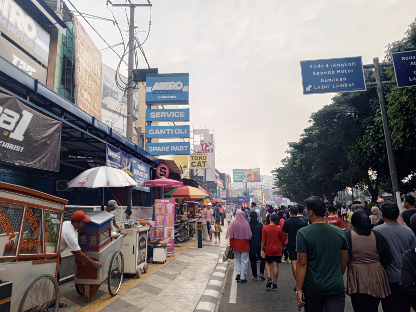 Suasana CFD Margonda di Hari Minggu (Sumber: Dokumen Pribadi)