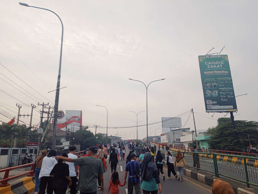 Antusiasme Warga Depok saat CFD (Sumber: Dokumen Pribadi)