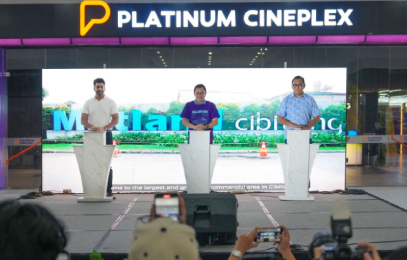 Peresmian bioskop Platinum Cineplex dok Metland