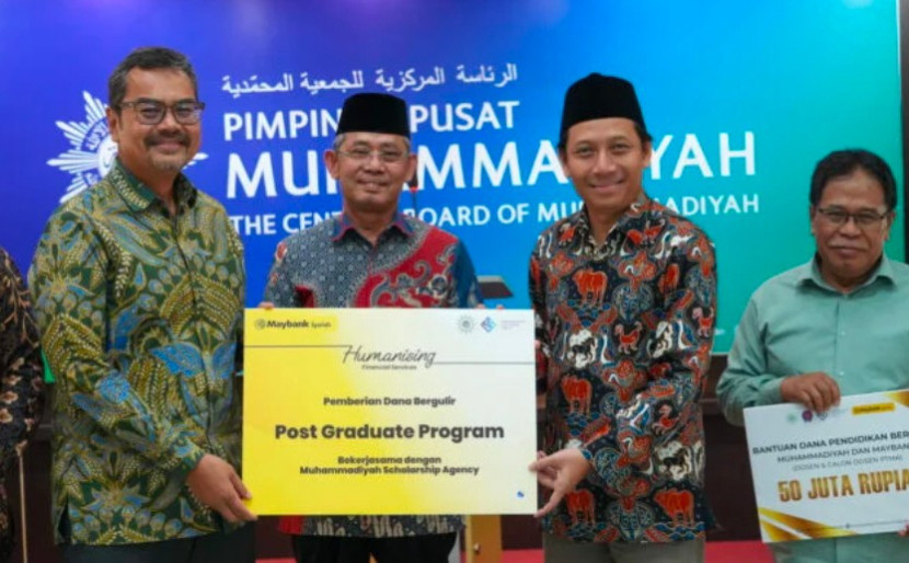 Muhammadiyah jalin kerja sama dengan Maybank Syariah luncurkan Muhammadiyah Scholarship Agency (MSA). (Foto: Dok PP Muhammadiyah) 