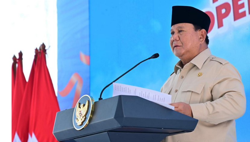 Presiden Prabowo saat meluncurkan Koperasi Merah Putih. (BPMI Setpres/Rusman)