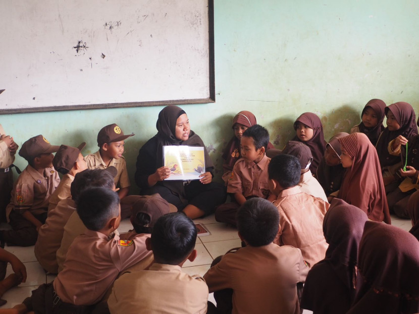 Edukasi pelestarian satwa liar digencarkan YKCT ke pelajar di Sukabumi. Dok istimewa