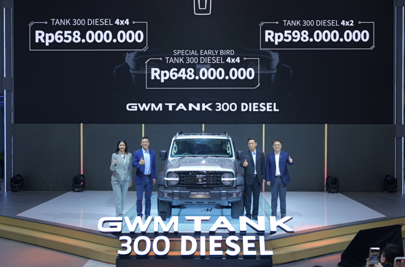 Peresmian harga GWM Tank 300 Diesel, Berserta Harga Spesial Selama GIIAS 2025 (doc. GWM Indonesia).