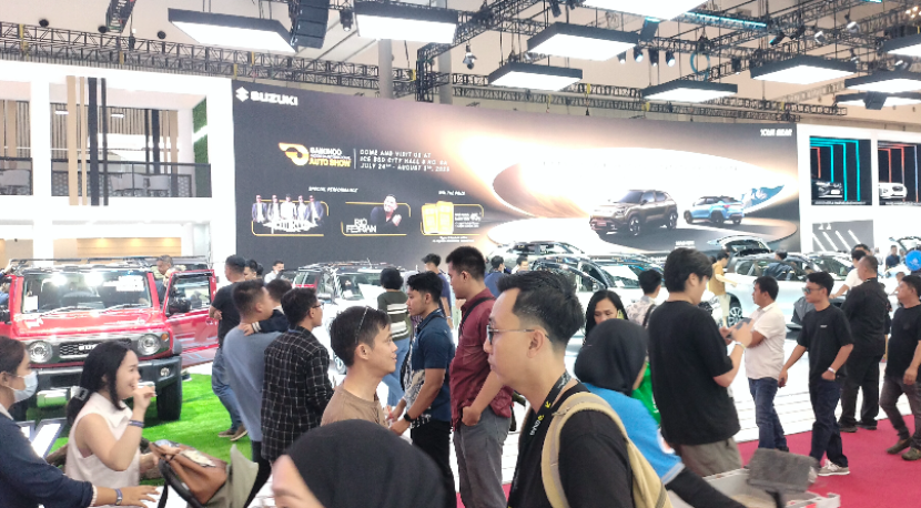 Tampak both Suzuki di GIIAS 2025. dok Motoresto.id