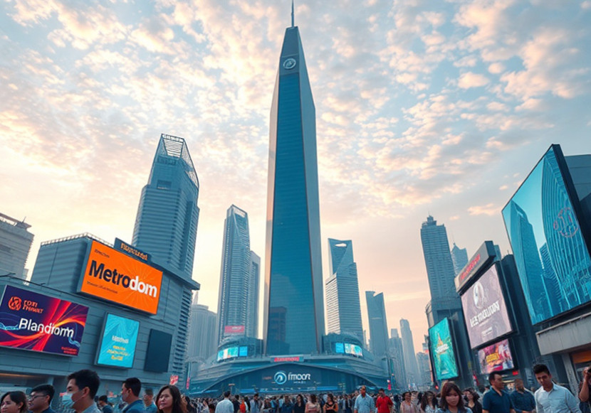 Kota Sungsang. (Ilustrasi AI)