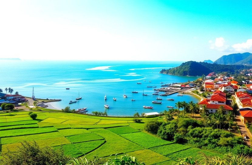 Sisi lain Sungsang. (Ilustrasi AI)