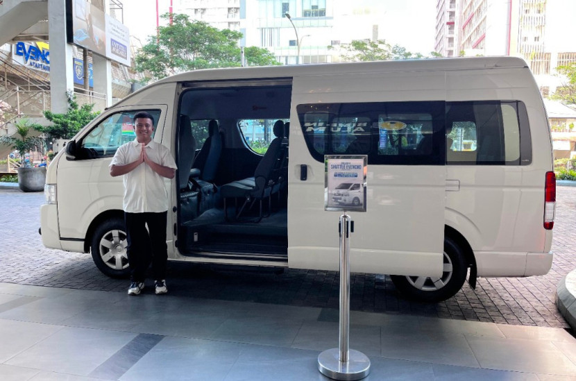 Layanan shutlle gratis Evenciio Apartement. (Foto: Dok RUZKA Indonesia) 