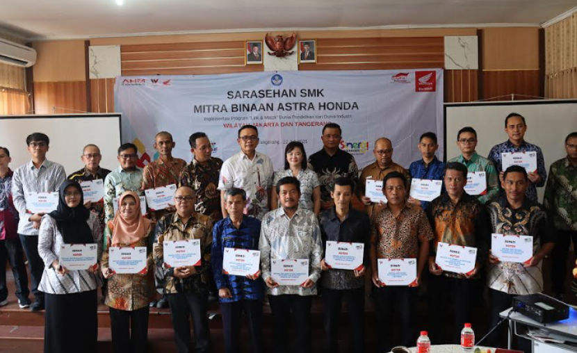Peserta sarasehan SMK mitra binaan Astra Honda.     dok Wahana