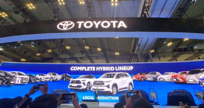 Tampak Booth Toyota di GIIAS 2025. dok Motoresto.id