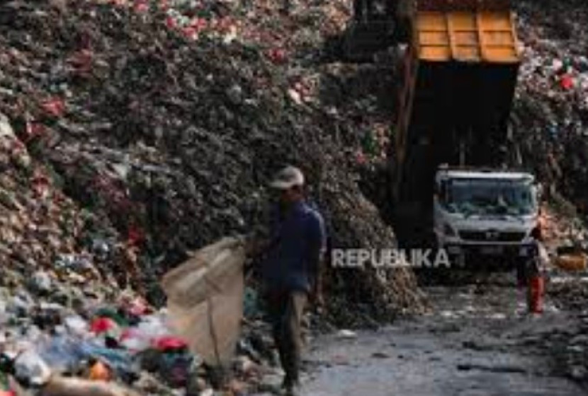 Lokasi TPA Cipayung, Kota Depok. (Foto: Dok REPUBLIKA)