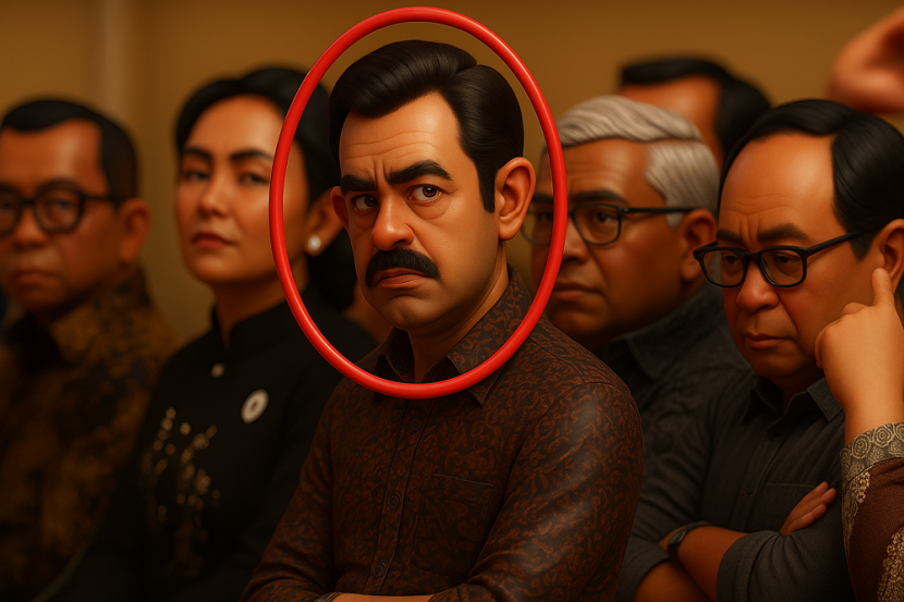 Ilustrasi, tersangka dugaan korupsi tata kelola minyak mentah, Riza Chalid. (AI)