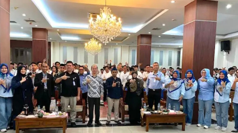 Launching Pelatihan Kerja Semester 2025 yang digelar Disnaker Kota Depok di Aula Teratai Lantai 1 Gedung Balai Kota, Selasa (29/07/2025). (Foto: Foto Diskominfo Depok).
