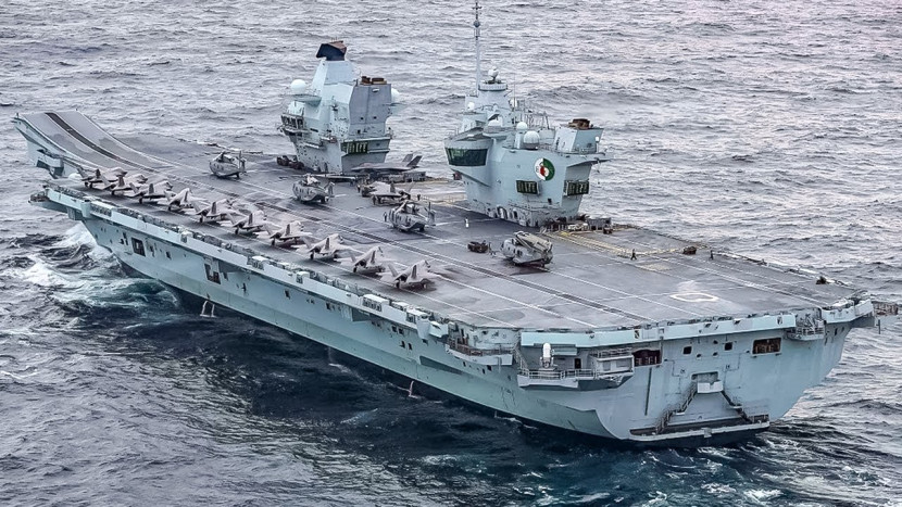 Kapal Induk HMS Prince of Wales. Sumber: Def X