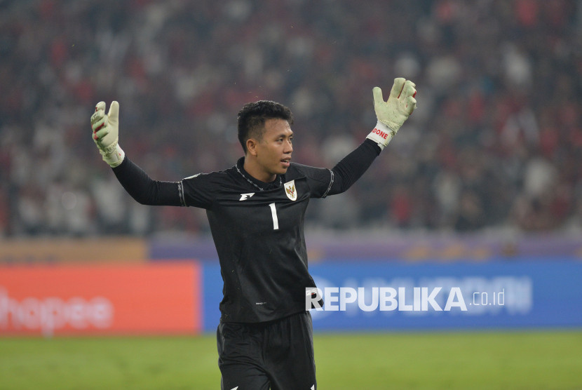 Penjaga gawang Timnas Indonesia U-23, Muhammad Ardiansyah.