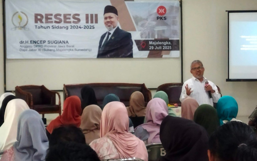 Reses ke III dr.Encep Sugiana di Gedung Bapermin PUI Majalengka, Jabar, Selasa (29/7/2025 (Foto: Dok Eko)