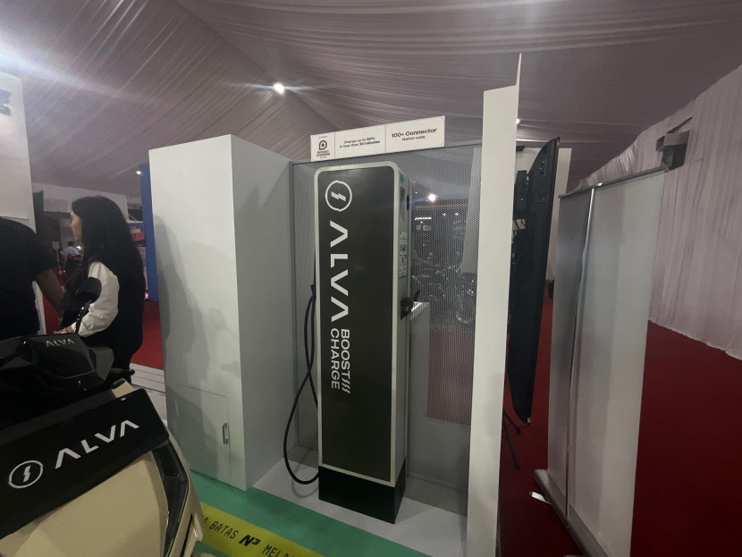 ALVA Boost Charge di GIIAS 2025. Dok. Motoresto.id 