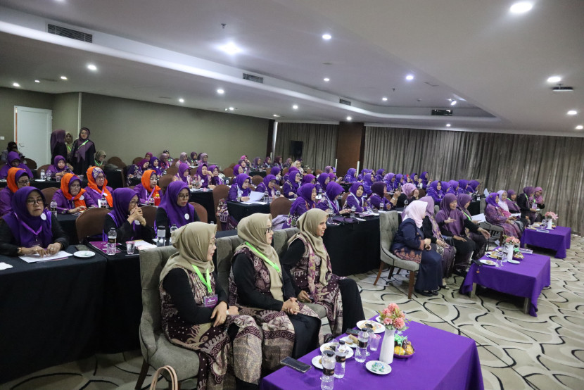 Peserta Rakernas Asosiasi Muslimah Pengusaha, Alisa Khadijah ICMI di Semarang, Jawa Tengah, 28-30 Juli 2025. Foto : dok
