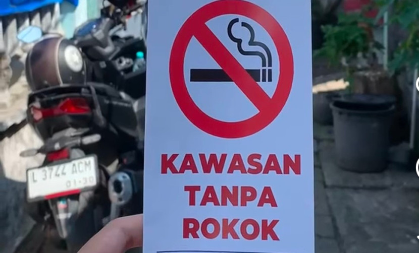 Foto ilustrasi Kampung Kawasan Tanpa Rokok. (Foto: Dok RUZKA INDONESIA)