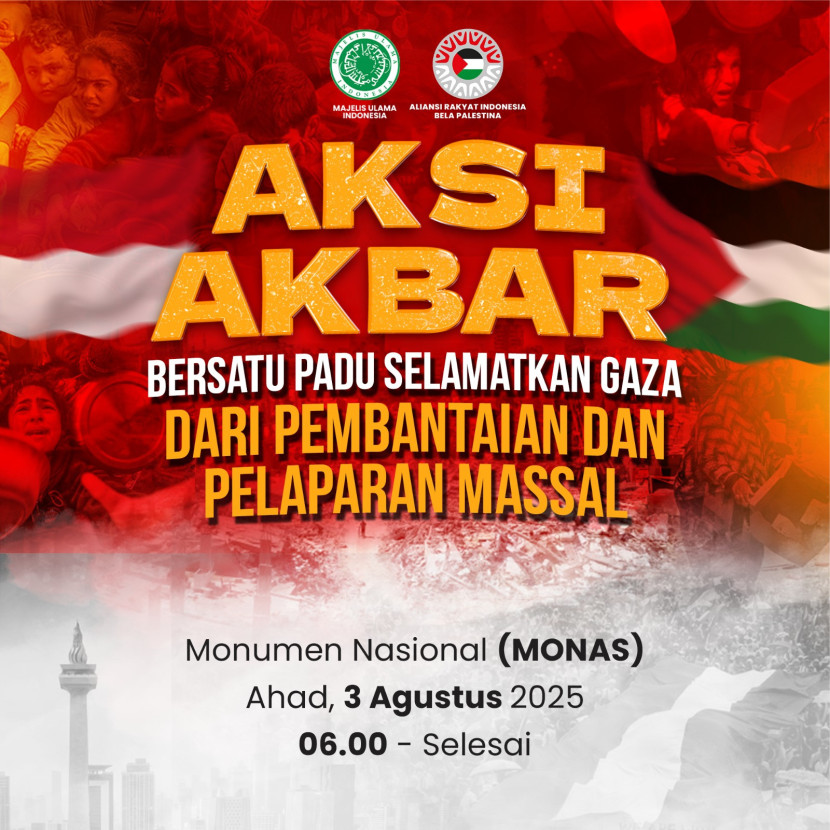 Aksi Selamatkan Gaza. (Dok Ist)