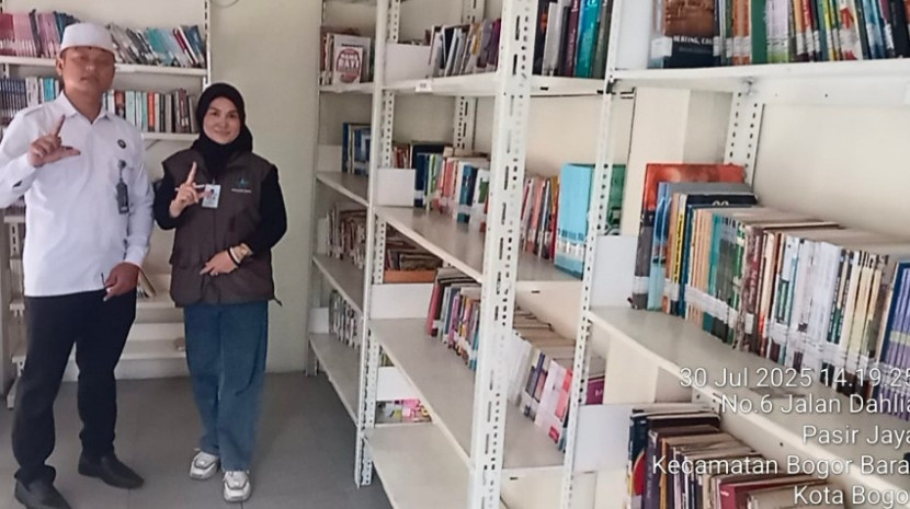 Perpustakaan Lapas Kelas 2A Peledang, Bogor. (Foto: Dok RUZKA INDONESIA)