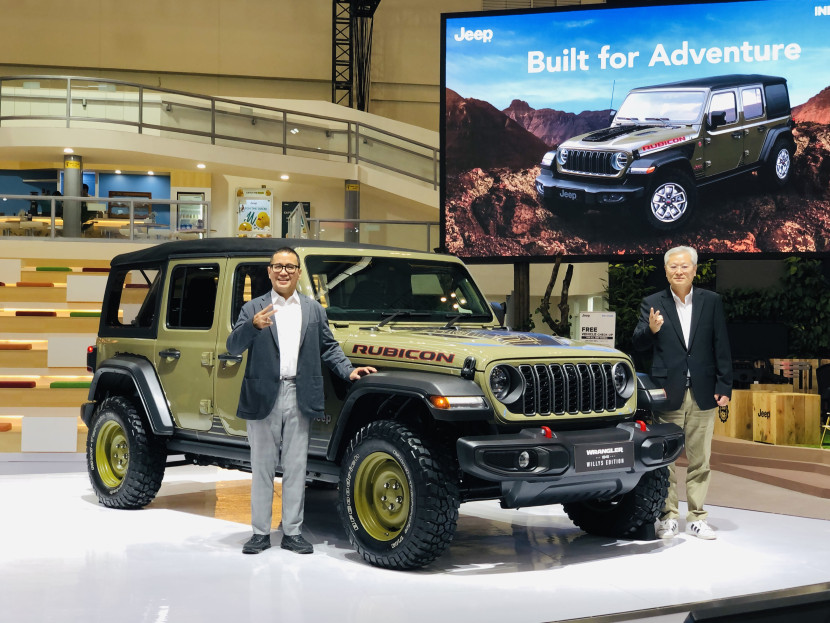 Pembukaan booth Stellantis Brand House dan peluncuran Jeep Wrangler 41 Willys Edition Dok. Motoresto.id