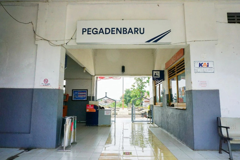 Ilustrasi. Stasiun Pegadenbaru, Subang, Jawa Barat. (Foto: Humas KAI)