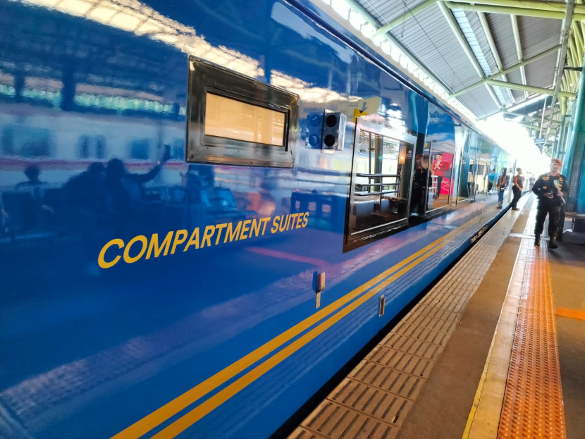 Kereta Compartment Suite Class pada rangkaian KA Argo Bromo Anggrek. (Foto: Dok. Humas KAI)