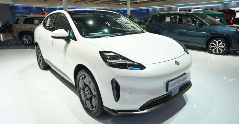 Salah satu bintang GAC Indonesia HYPTEC HT hadir di ajang GIIAS 2025. (Foto: Dok RUZKA INDONESIA)