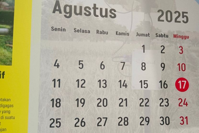 Pemerintah secara resmi mengumumkan Senin 18 Agustus 2025 akan menjadi hari libur nasional. (Foto: Dok RUZKA INDONESIA)