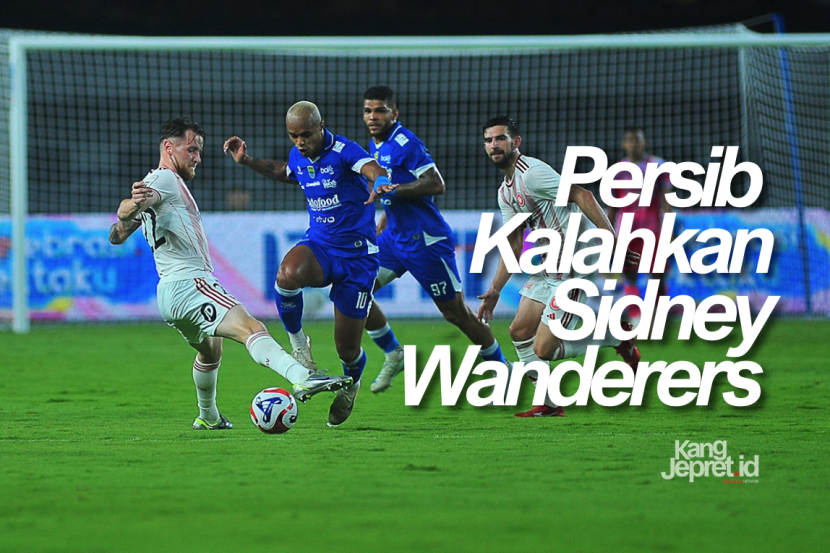 William Marcilio, menggiring bola pada laga Persib Bandung melawan Western Sydney Wanderers,  Sabtu (2/8/2025) di Stadion Gelora Bandung Lautan Api (GBLA). KANGJEPRET/YOGI ARDHI (Data Teknis: Nikon D3, Nikkor MF 300mm F2.8) 