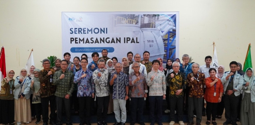 Seremoni pemasangan IPAL di Jakarta, Selasa (01/07/2025). (Foto: Dok UPER)