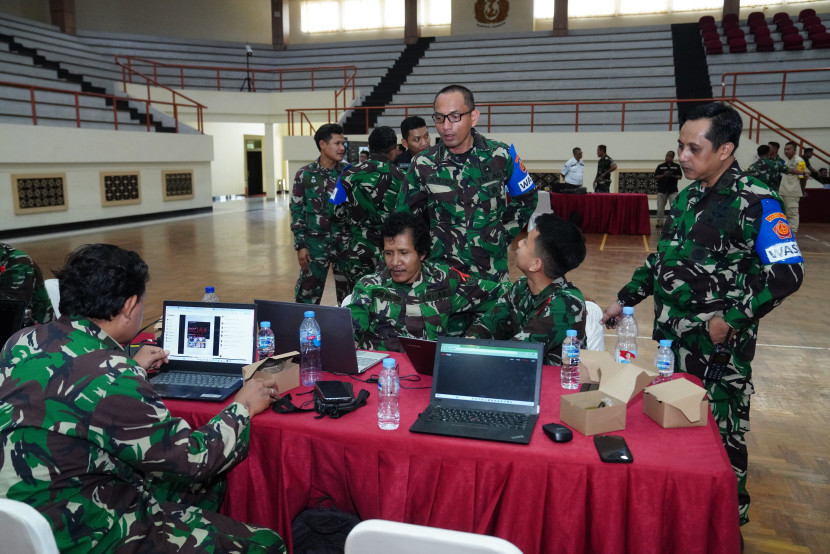 Satuan Siber TNI. Sumber:Puspen TNI