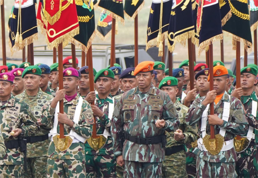 Panglima Korps Pasukan Gerak Cepat (Pangkorpasgat) Marsdya Deny Muis. Sumber: Puspen TNI