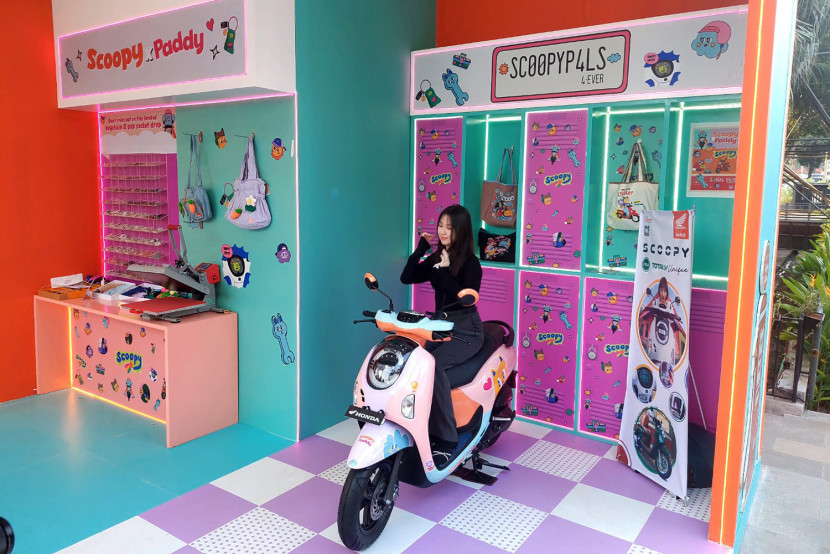  Booth Honda Mewarnai Suasana Grove Fest ditambah Honda Scoopy Dengan Modifikasi yang Unik (Doc. Wahana Artha Group).