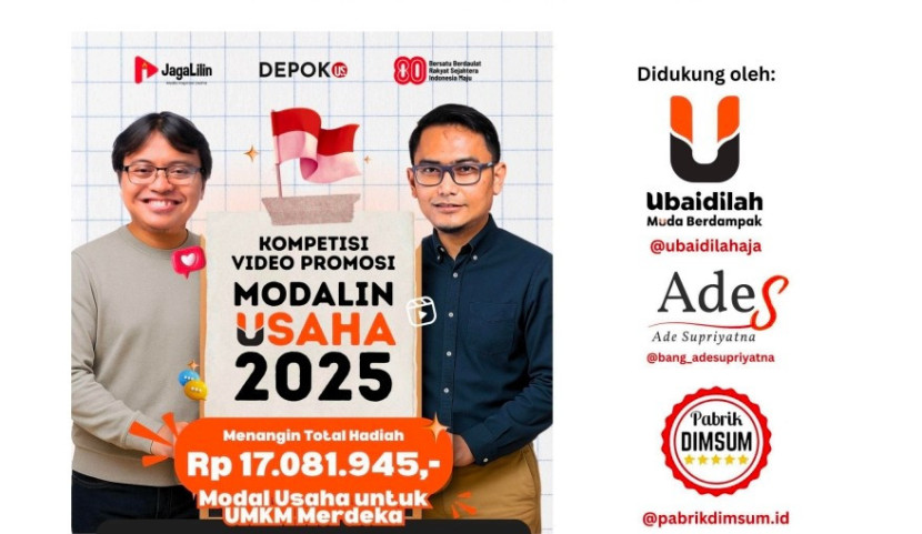 Flayer kompetisi Video Promosi UMKM berhadiah modal usaha. (Foto: Dok RUZKA INDONESIA) 