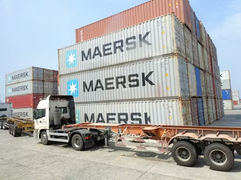 Petikemas Maersk. Sumber: Unsplash/ PortCall Asia