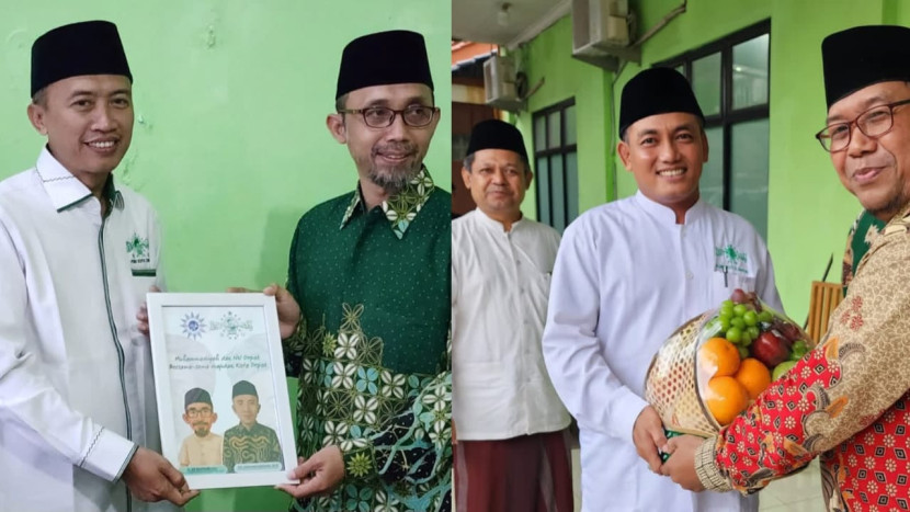Kedua lembaga saling bertukar cinderamata, Selasa (12/8/2025)