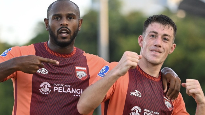 Skuad Lefundes dalam perform terbaiknya. (Borneo FC)