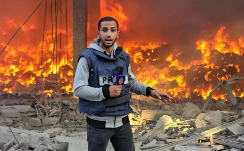Wartawan Al Jazeera, Anas al-Sharif. (Palestinian Information Center)