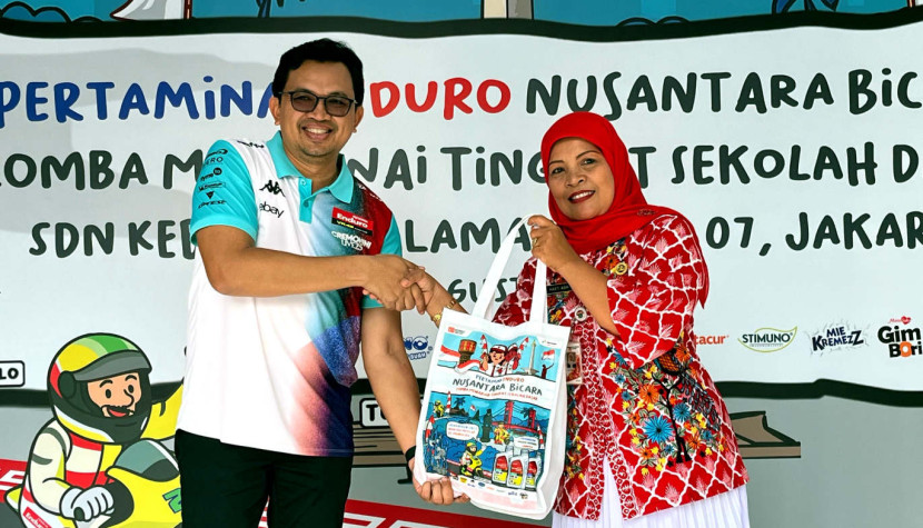 Lomba mewarnai bagi siswa Sekolah Dasar ini sebagai bagian dari rangkaian Road to Mandalika menjelang ajang balap MotoGP di Mandalika. (Foto: Dok RUZKA INDONESIA)