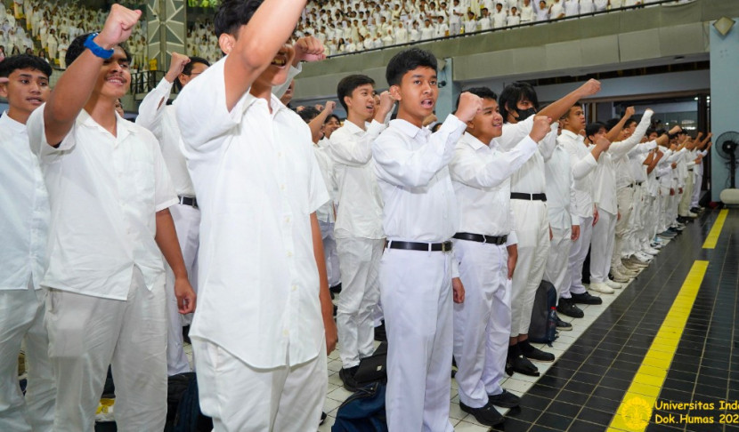 Para mahasiswa baru UI. (Foto: Dok Humas UI) 