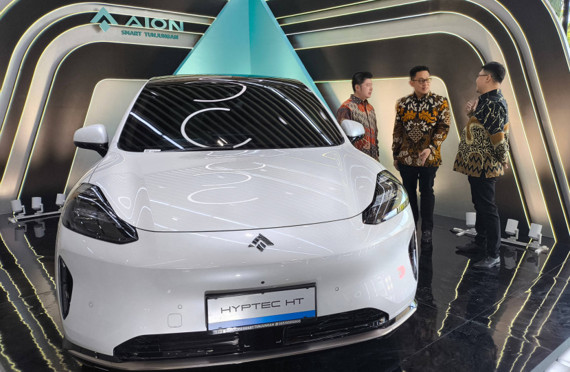 Peresmian AION SMART Tunjungan Surabaya, Sabtu (16/8/2025). FOTO: Dadang Kurnia