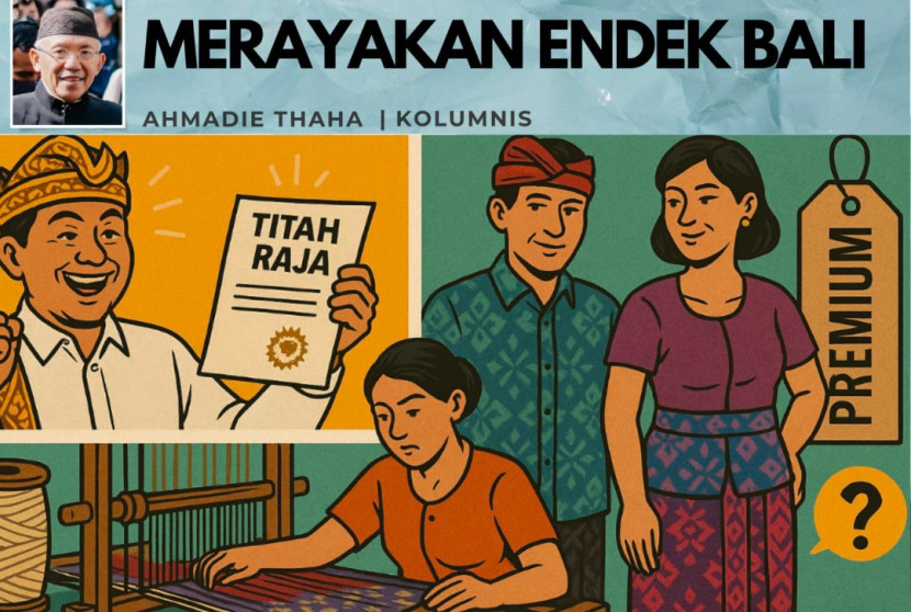 Foto ilustrasi Catatan Cak AT: Merayakan Endek Bali. (Foto: Dok RUZKA INDONESIA) 