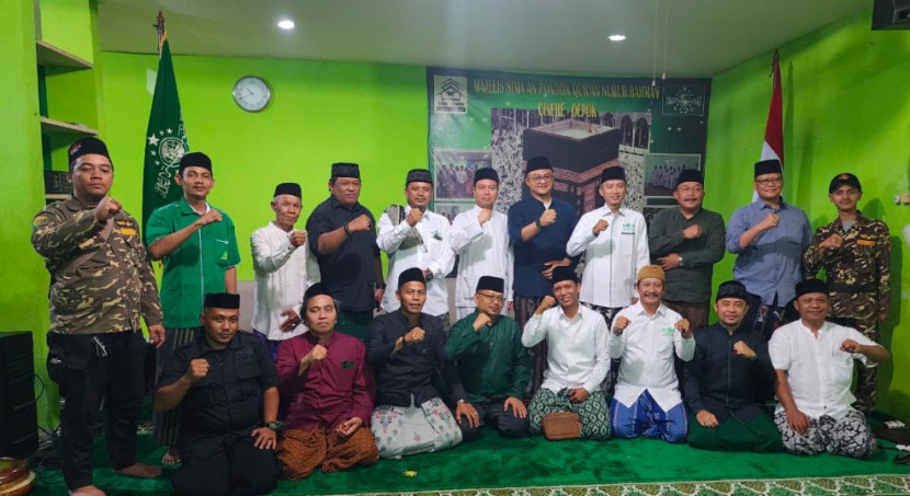 Pengurus MWC NU Kecamatan Cinere (Foto: Dok LTN NU Kota Depok)