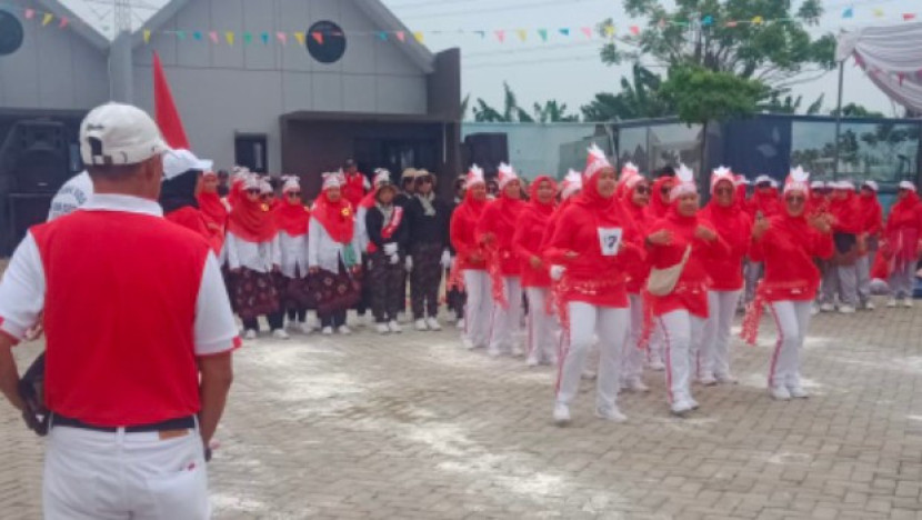 Peringagi Hari Kemerdekaan ke 80 RI, Pemdes Bojong Nangka bersama developer Manalis Bliss Residence menggelar acara