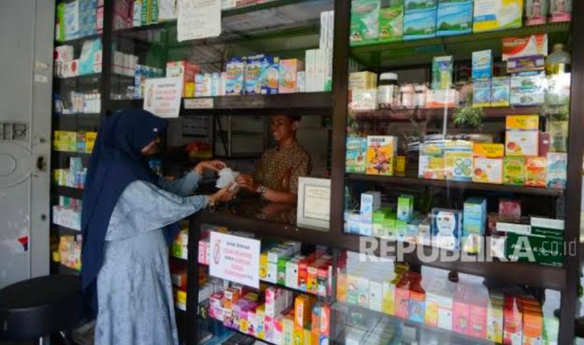 Foto ilustrasi apotik obat. (Foto: Dok REPUBLIKA) 