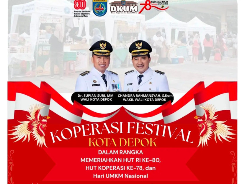 Flayer Koperasi Festival Kota Depok. (Foto: Dok RUZKA INDONESIA) 