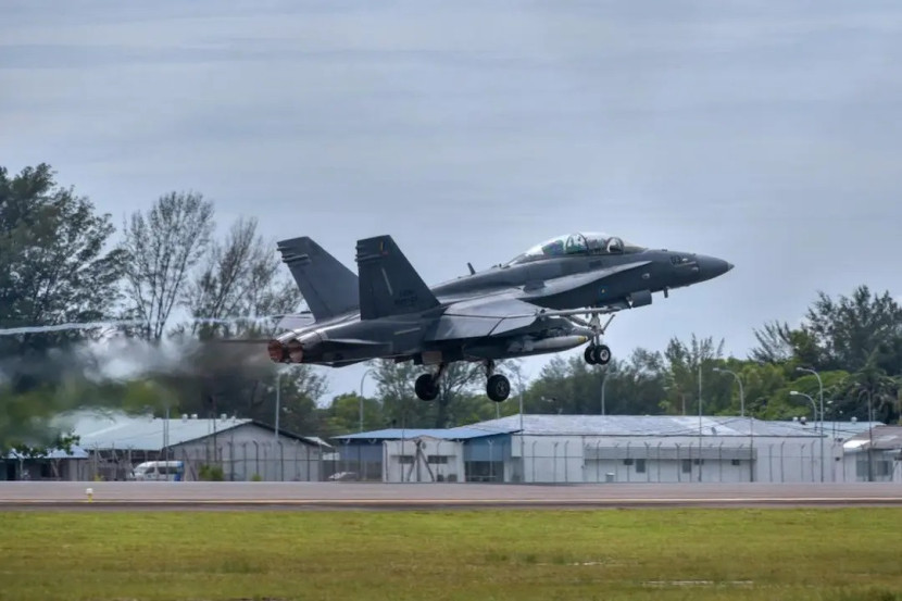 Jet tempur F/A-18D Hornet milik Angkatan Udara Kerajaan Malaysia (RMAF). Sumber: RMAF