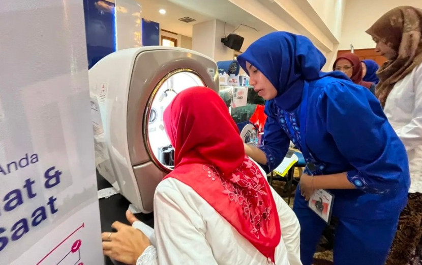 Mini Expo Klinik Kecantikan di Aula Lantai 10 Gedung Dibaleka II, Kamis (21/8/2025). (Foto: Dok Diskominfo Kota Depok)